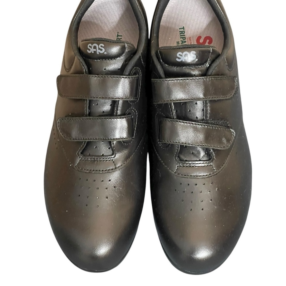 SAS Me Too Black Leather Hook
Loop Walking Shoes size 9N - Picture 2 of 12